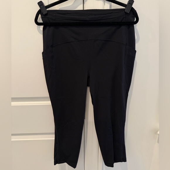 lululemon athletica Pants - Lululemon Swift Speed High-Rise Crop 23” Size 12 Black